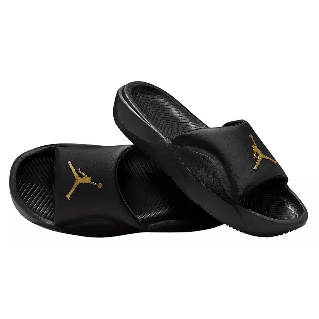 Nike Air Jordan Franchise Slides Black/Metallic Gold Men Size 10 - (Hf3263-007)